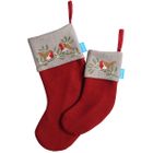 Robin and Mistletoe Christmas Stocking